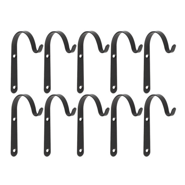 10 Pcs Iron Wall Hooks Outdoor Decorative Hook For Hanging Planter Coat Lantern Plant Hooks Hangers Metal Hooks Wish