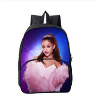 Wish Reseñas de clientes: Cantantes famosos Ariana Grande Mochilas para  niñas Niños Estudiantes Campus Mochila Mochila de viaje de ocio al aire  libre