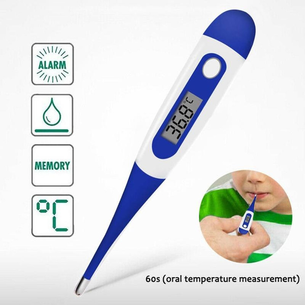 Ranpo Body Digital LCD Thermometer & Body Tester Soft Head LCD Oral
