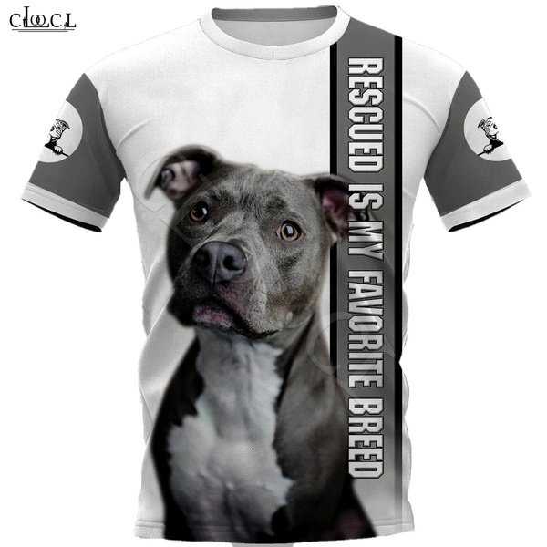 2020 Fashion Animal Rescue Amstaff Dog 3D Printing T Shirt Men s and Women s Sweatshirts Casual Pet Dog Design T Shirt