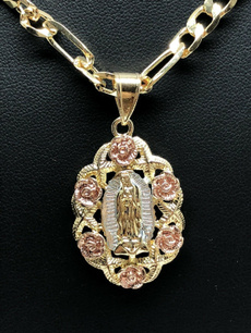 virginmarynecklace, deguadalupe, floresartificiale, Jewelry