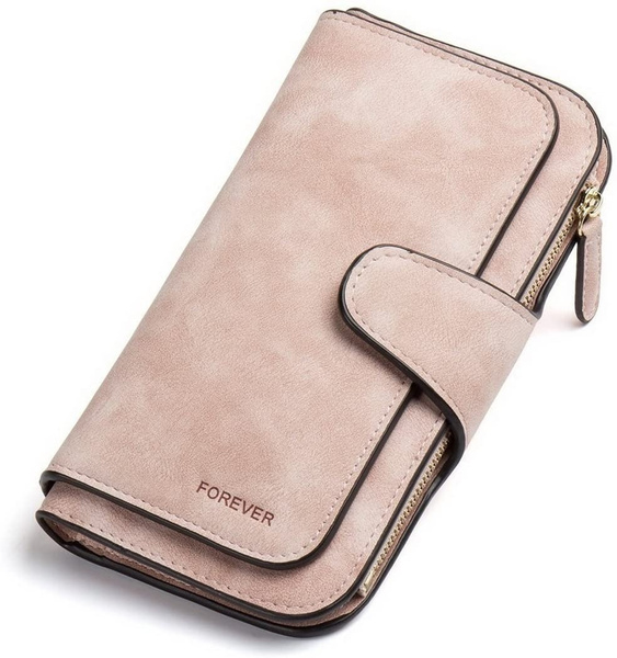 RFID Large Leather Wallet Clutch Organizer Card Holder With Zipper Pocket For Women Ladies RFID Large Leather Wallet Clutch Organizer Card Holder With Zipper Pocket For Women Ladies