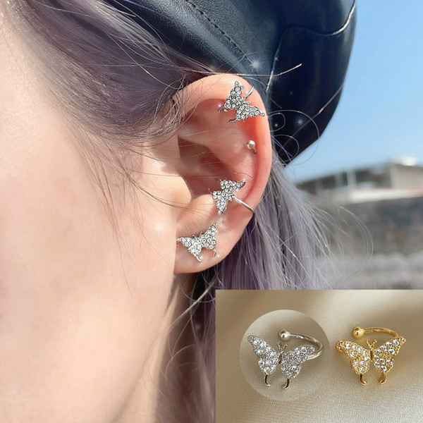 cartilage butterfly earring