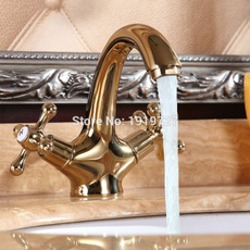 Brass, golden, Faucets, Bathroom Accessories