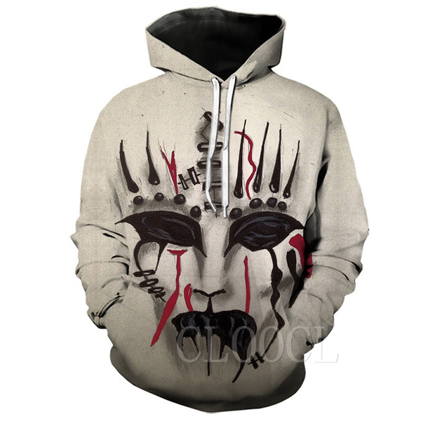 Slipknot Mask Cool Hoodie Men Women Sweatshirts 3D Print Fashion Casual  Oversized Hooded Pullover