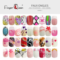 fakenailart, acrylic nails, Makeup, nail tips