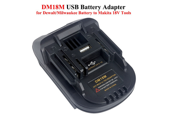 DM18M Battery Adapter For Dewalt  Milwaukee Battery Convert to MAKITA Battery 