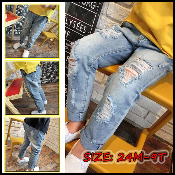 New fashion jeans boy hot sale 2019