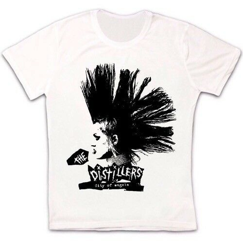 Mohawk The Distillers City Of Angels Punk Rock Music Vintage Retro T Shirt 650 