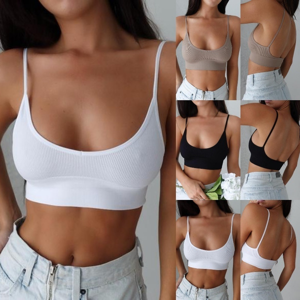 plus size crop top bra