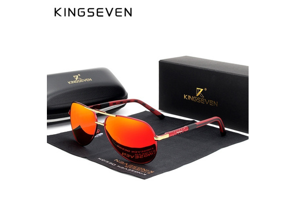 KINGSEVEN 2020 Men/'s Sunglasses Aluminum Magnesium Polarized Driving Mirror NEW