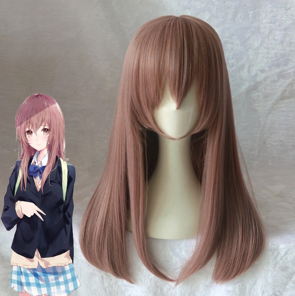 A Silent Voice Koe no Katachi Nishimiya Shouko Anime 65cm Costume Cosplay Wig 
