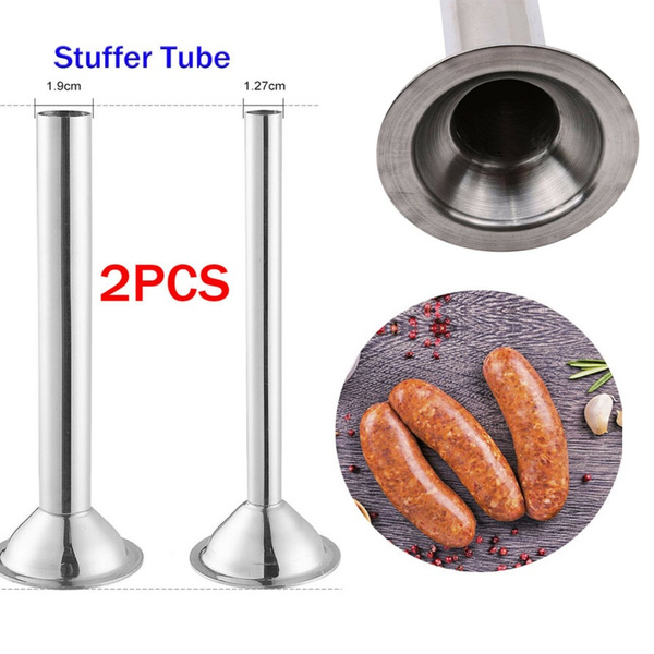 2PCS Sausage Stuffer Kit Attachment Stuffing Tubes fits Kitchenaid