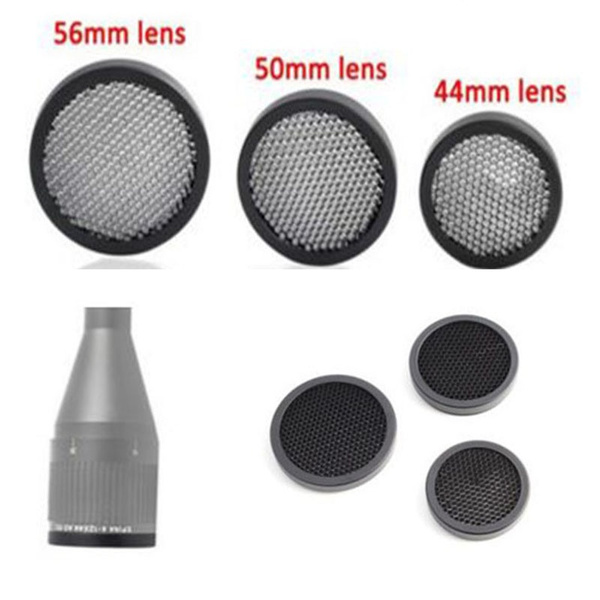 Visiera Antiriflesso Per Mirino Ottico 44/50/56 Mm, In Alluminio Leggero, Per Caccia E Tiro Sportivo
