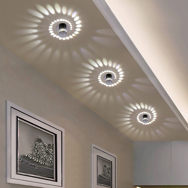 LED Ceiling Light Modern Wall Art Gallery Decoration Front Balcony Porch Lamp 