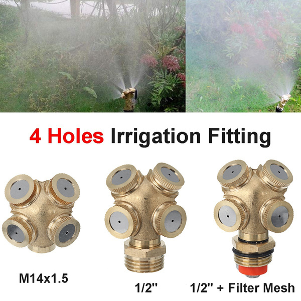 Brass Agricultural Misting Spray Nozzle Garden Sprinkler Irrigation System Wish 3683