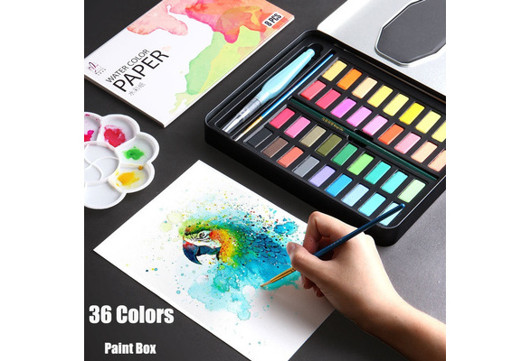 Giorgione 36 Pc's Of water color paint set (colors & pigments) (Paint Box)  - 36 Pc's Of water color paint set (colors & pigments) (Paint Box) . Buy  watercolor cake kit toys