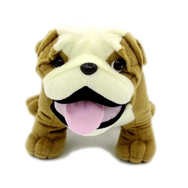 Stuffed Toy Animal English Bulldog, Soft Toy Bulldog | Wish