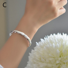 Fashion, womenssilverbracelet, Gifts, Simple