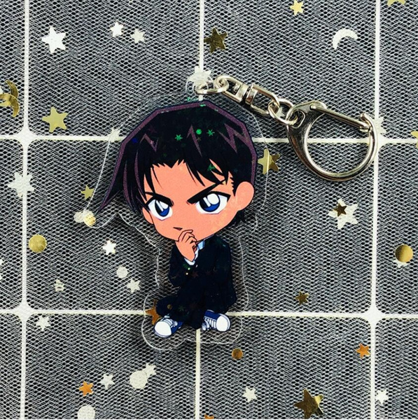 Anime Detective Conan Kudou Shinichi Kudo Acrylic Pendant Keychain ...