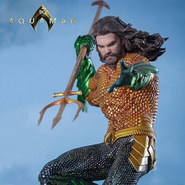 New Arrival Justice League Aquaman 1/10 Scale Final Battle Aquaman ...