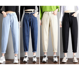 Korea fashion, Plus Size, JeansWomen, Women jeans