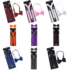 suspenders, Fashion Accessory, Adjustable, suspendersbowtieset