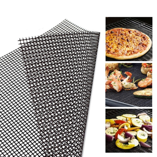 Grill Mat BBQ Grill Base Non Stick Baking Mat Grill 40x33cm 40x50cm Round 38cm