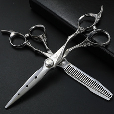 Stainless Steel Scissors, hairdressingscissorsset, Salon, Flowers