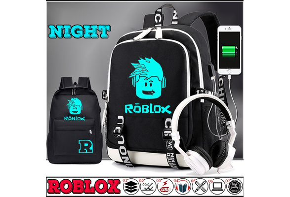 Roblox Usb Charging Luminous Backpacks Women Men S School Bags Laptop Travel Bags Teenage Notebook Backpack Nylon Mochila Pusheen Bag Wish - game roblox usb charging backpack school notebook laptop travel bags