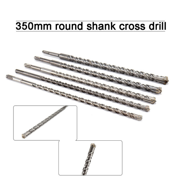 1Pc 350mm SDS+ Rotary Hammer Drill Bit Masonry Carbide Tip for Drilling ...