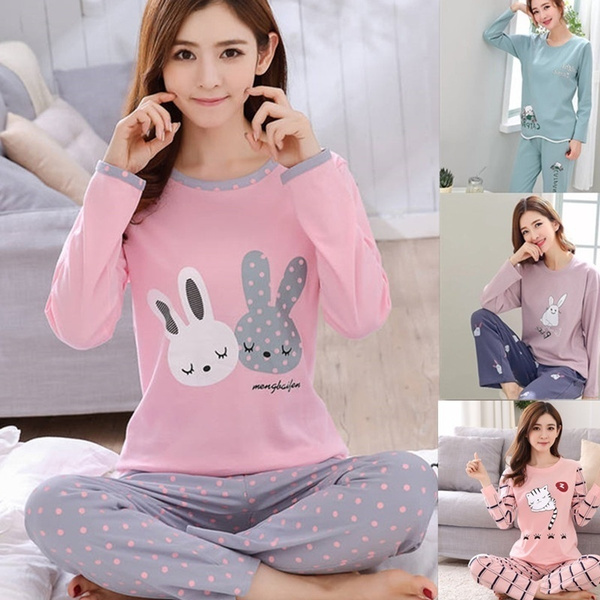 Ztttsxy Anime Pajamas For Women Girls Cute Cartoon Cat Print Kawaii Casual Sleep Pajama Pants L, Black At Amazon Women's Clothing Store