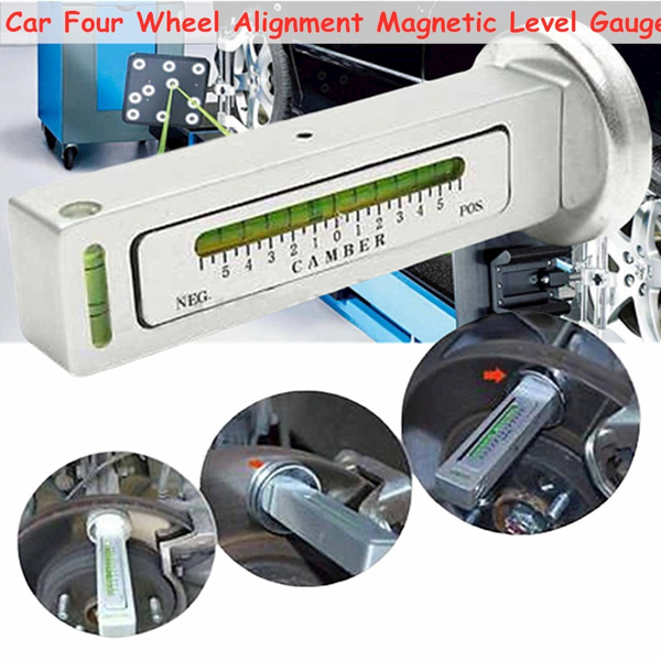 Adjustable Magnetic Gauge Tool For Wheel Alignment - Camber, Caster, Strut Measurement