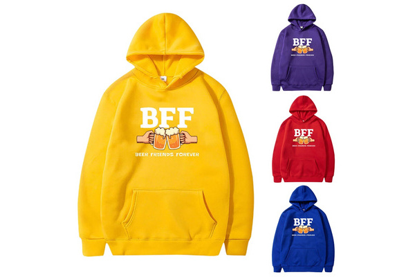 best friends forever moletom com capuzs
