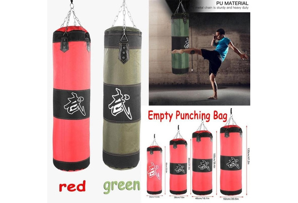 Boxing Punching Bag,Empty Training Boxing Hook Kick Sandbag Fight Karate Punch Punching Sand Bag Sandbag