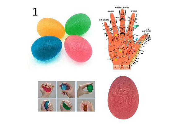 Details about   3X Gel Egg Stress Ball Finger Relax Hand Exercise Squeeze Relief Massage Toys UK 