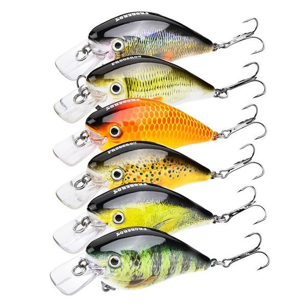 PROBEROS Crank Fishing Lures Wobbler Crankbaits For Striped Bass Fishing  Tackle Hooks 3D Printing Artificial Hard Baits