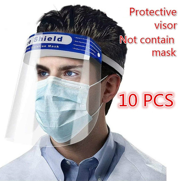 10PCS Outdoor Face Protection Mask Face Shield Virus Prevention Maks