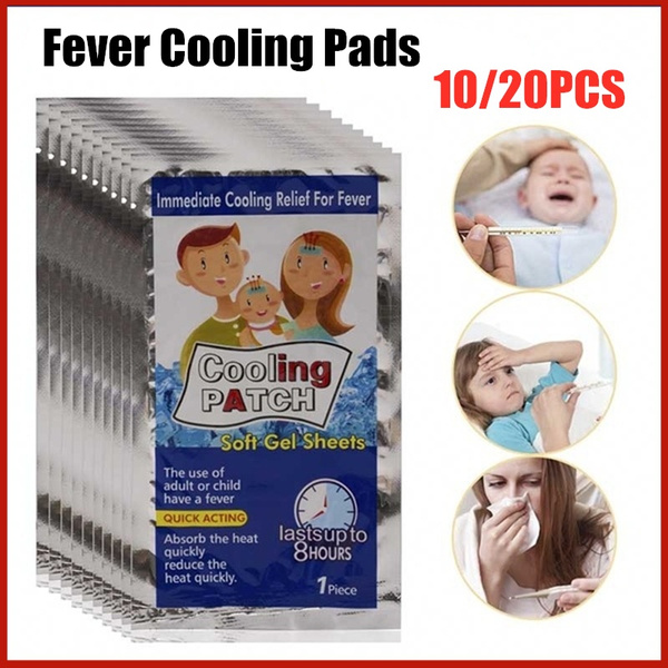 Cooling Patch Baby Fever Down Plaster Lower Temperature Migraine Headache  Pad 