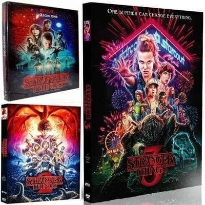 NEW ~Stranger*Things*Seasons 1-2-3-4 *full version* (DVD)