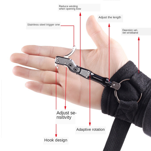 Outdoor Archery Plier Release Compound First Aid Bow Strap Shooting Pro ...
