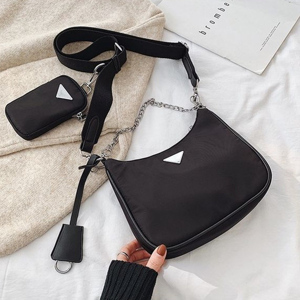 mini nylon shoulder bolsa
