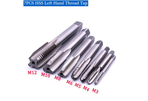 Hot M3/M4/M5/M6/M8 High Speed Steel HSS Screw Thread Metric Spiral Hand Plug Tap