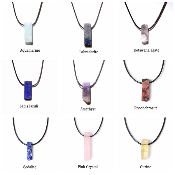 Stone Pendant Necklace Fashion 