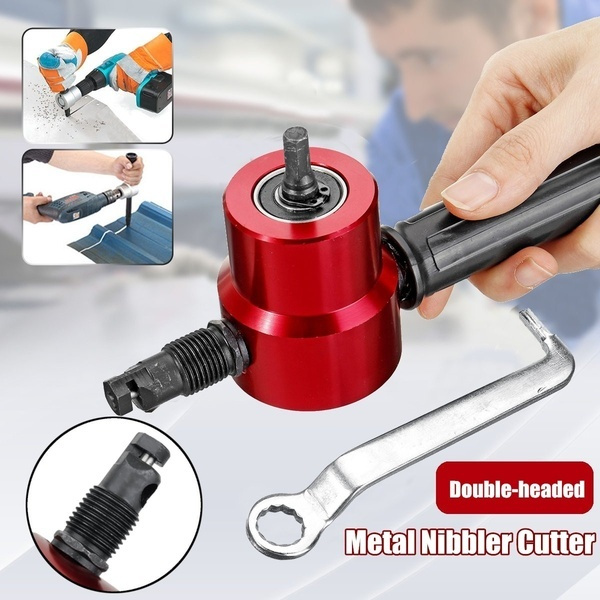 Nibbler Cutter 360 Degree Nibbler Cutter Drill Attachment Adjustable