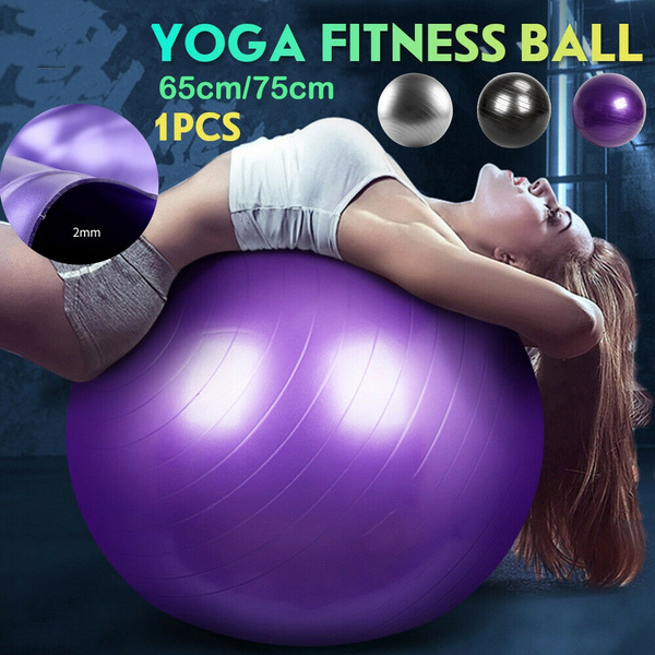 65cm 75cm Yoga Ball Fitness Exercise Gymnastics Bodybuilding Sports Balance  Training Body Management Pilates Ball Fitness Exercise Gymnastics Aerobics Ball  Yoga Ball Training Sports Body Management Ball Indoor Yoga