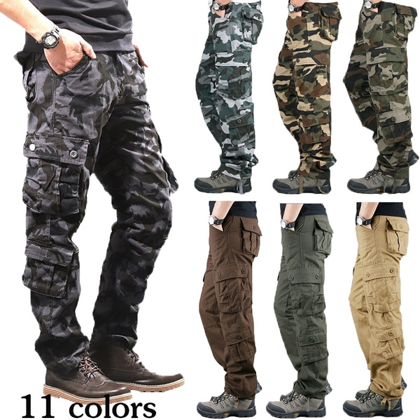 mens army fatigue cargo pants
