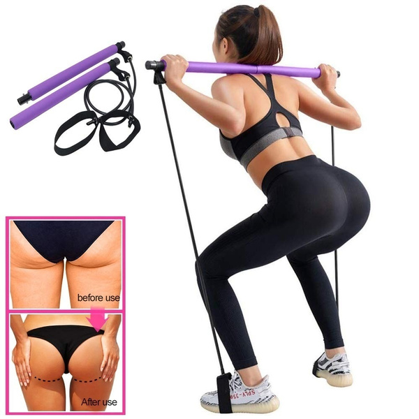 Multi-functional Pilates Yoga Stretch Resistance Bands Fitness