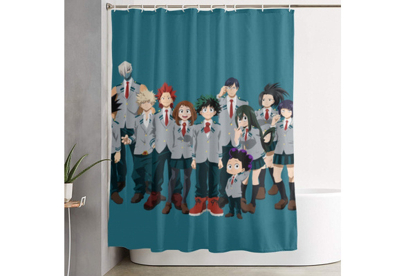 My Hero Academia Anime Manga japanische Gardine Tür-Vorhang curtains 90x90cm 