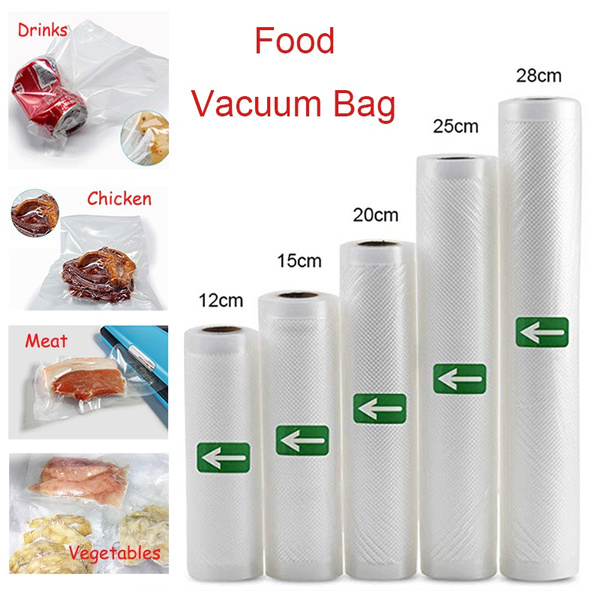 Kitchen Food Vacuum Bag Storage Bags For Vacuum Sealer Vacuum Packaging  Rolls 12/15/20/25/28cm*500cm